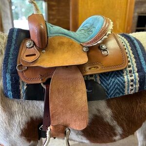NEW Cody pro youth/small adult 13” barrel saddle NEW